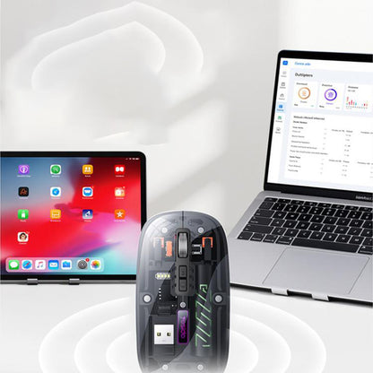 Mouse Wireless Yesido KB29, 800DPI - 1600DPI, BT / Wi-Fi, Alb