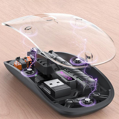 Mouse Wireless Yesido KB29, 800DPI - 1600DPI, BT / Wi-Fi, Alb