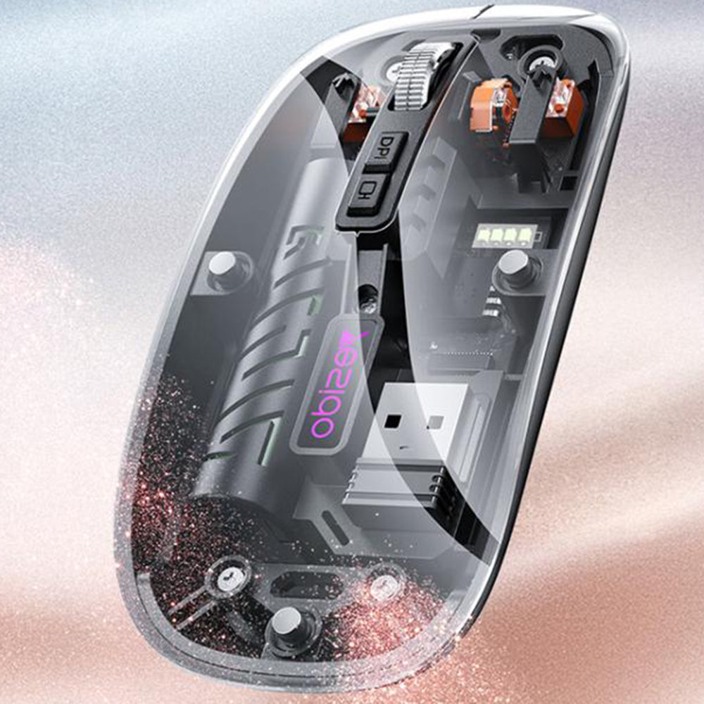 Mouse Wireless Yesido KB29, 800DPI - 1600DPI, BT / Wi-Fi, Negru
