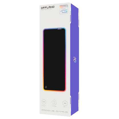 MousePad Gaming Proove Offland, RGB, 800mm x 300mm x 4mm, Negru MPOF00022401