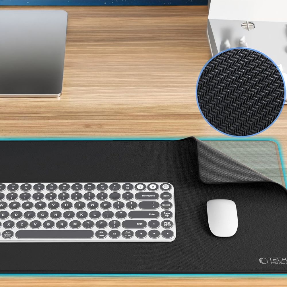MousePad Tech-Protect A100, 100mm x 500mm, Negru