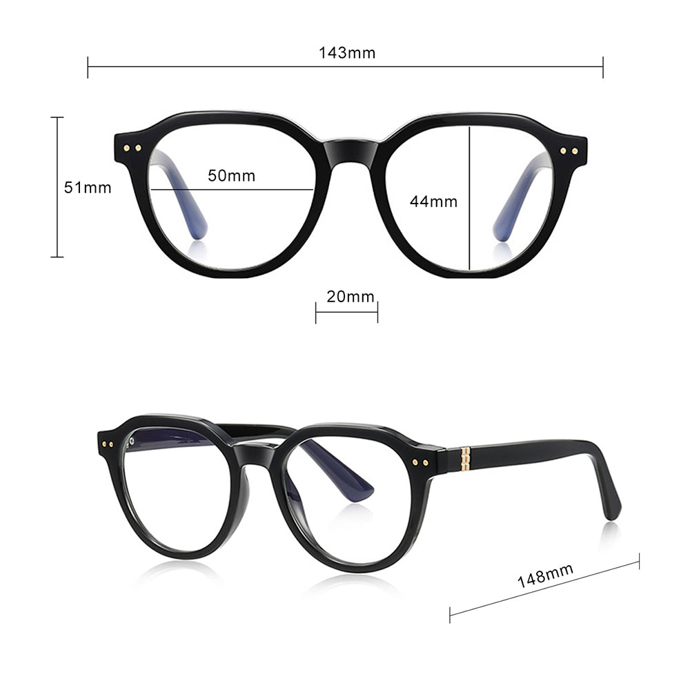 Ochelari De Calculator Barbati Techsuit 2228, Anti-Blue Light, Maro Deschis