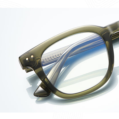 Ochelari De Calculator Barbati Techsuit 2229, Anti-Blue Light, Maro Deschis