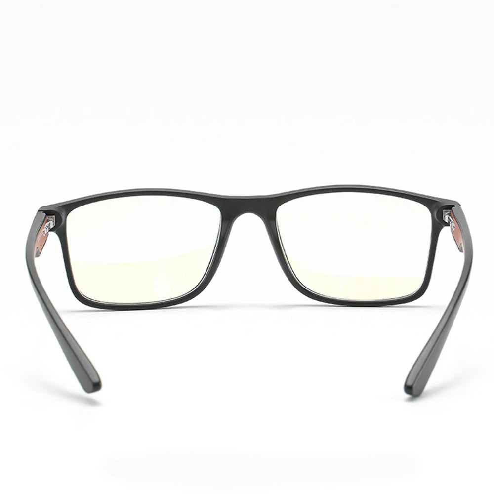 Ochelari De Calculator Barbati Techsuit F2388, Anti-Blue Light, Negri Rosii