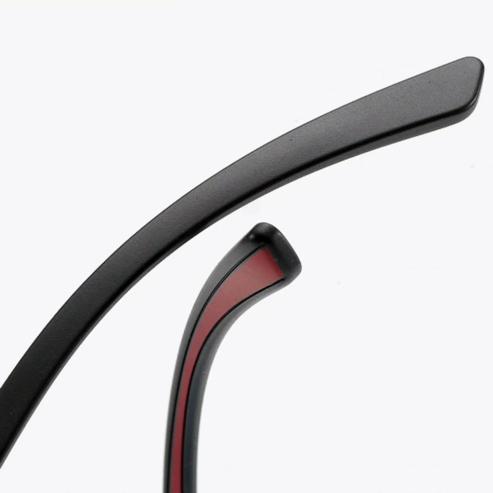 Ochelari De Calculator Barbati Techsuit F2388, Anti-Blue Light, Negri Rosii