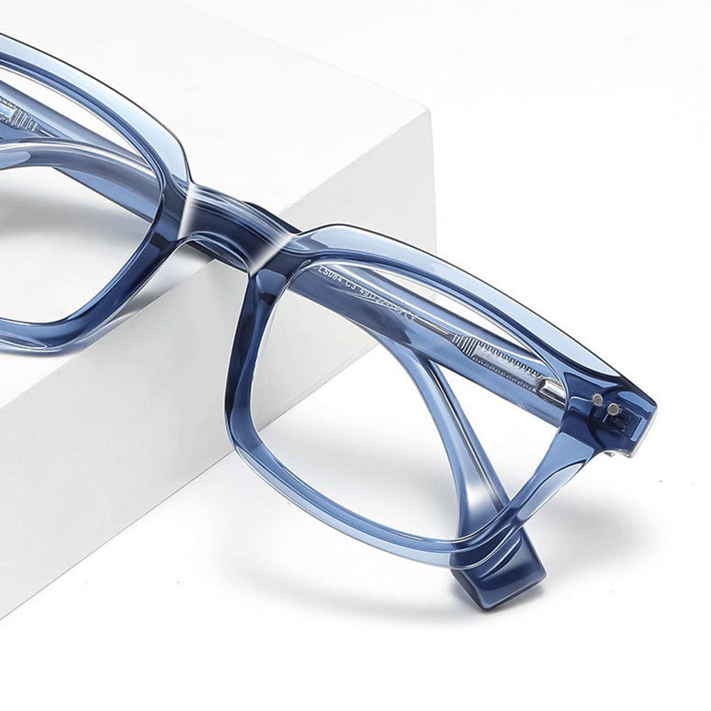 Ochelari De Calculator Barbati Techsuit LS084, Anti-Blue Light, Negri Transparenti