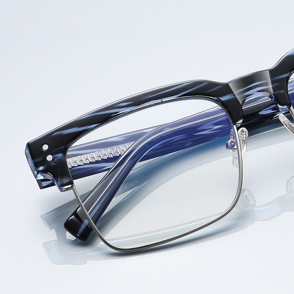 Ochelari De Calculator Dama Techsuit 2205, Anti-Blue Light, Negri Argintii