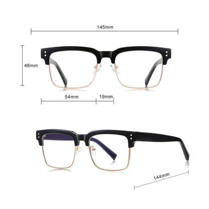 Ochelari De Calculator Dama Techsuit 2205, Anti-Blue Light, Negri Argintii