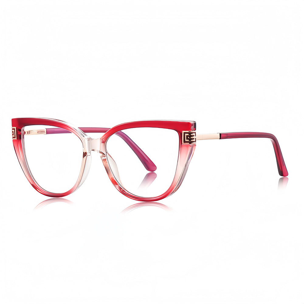 Ochelari De Calculator Dama Techsuit 2259, Anti-Blue Light, Rosii