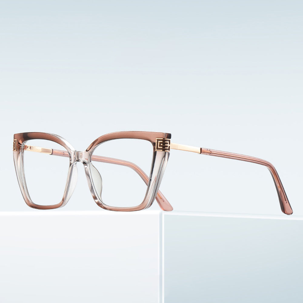 Ochelari De Calculator Dama Techsuit 2260, Anti-Blue Light, Negri Aurii