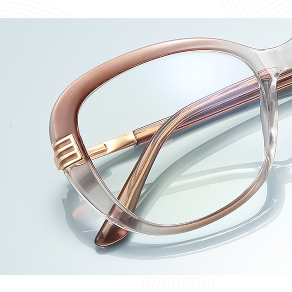 Ochelari De Calculator Dama Techsuit 2265, Anti-Blue Light, Maro Deschis