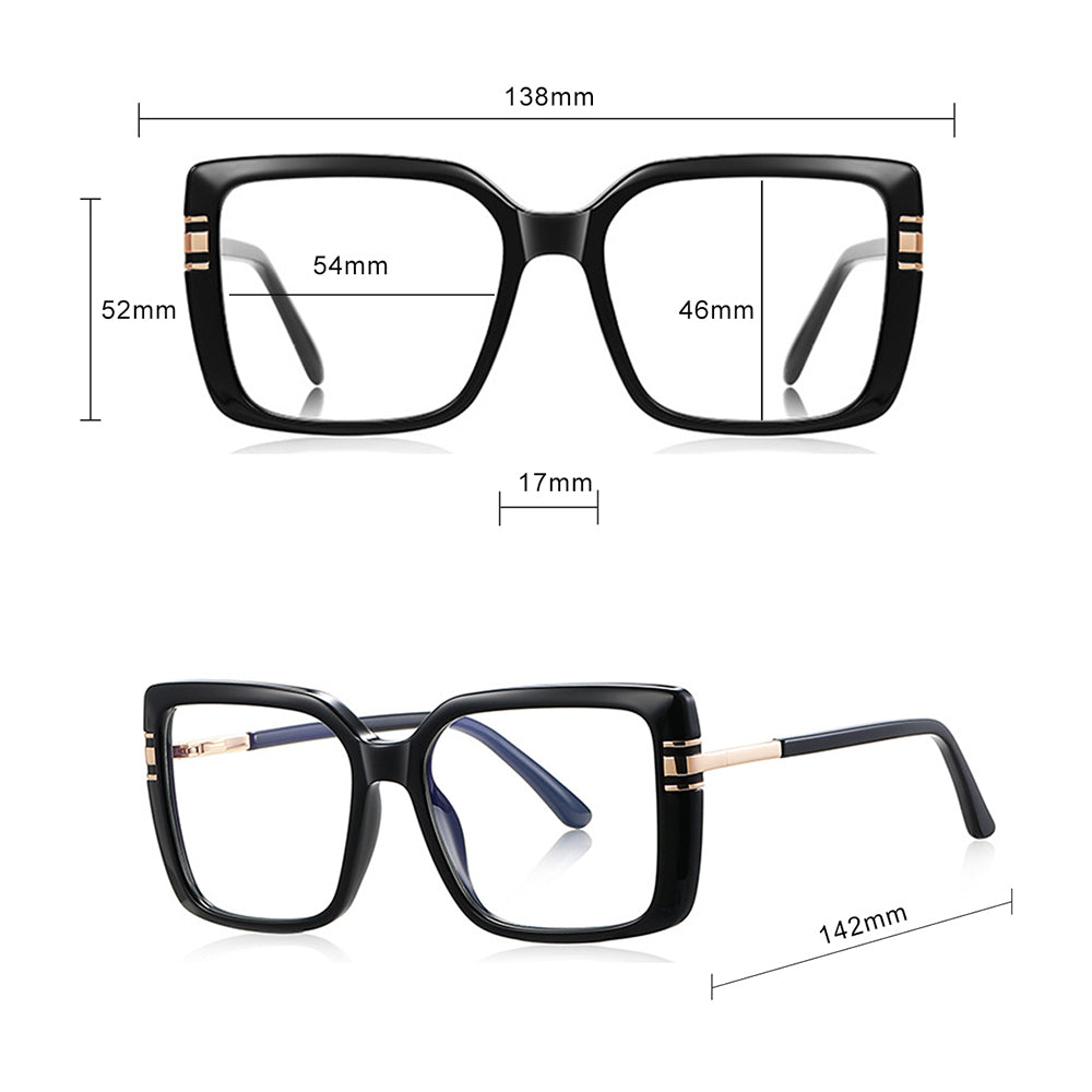 Ochelari De Calculator Dama Techsuit 2270, Anti-Blue Light, Negri