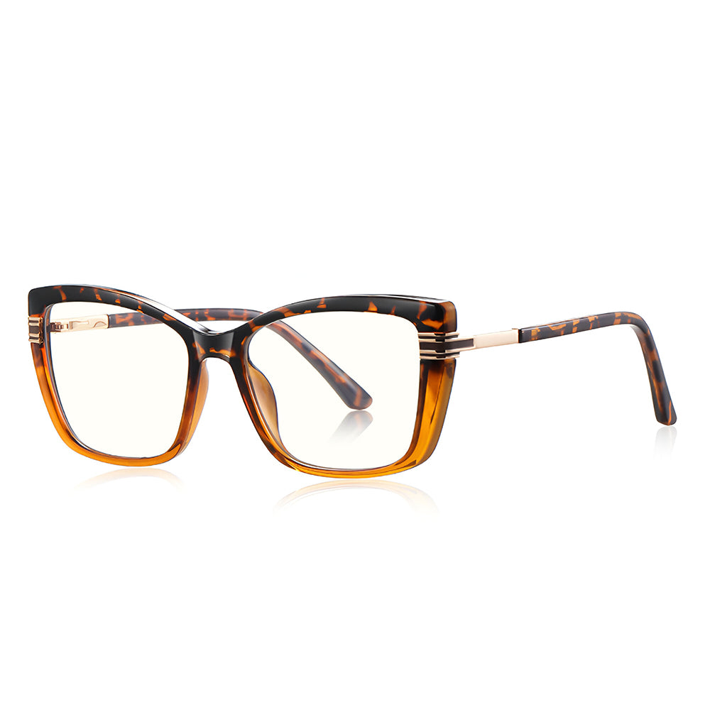 Ochelari De Calculator Dama Techsuit 2273, Anti-Blue Light, Maro