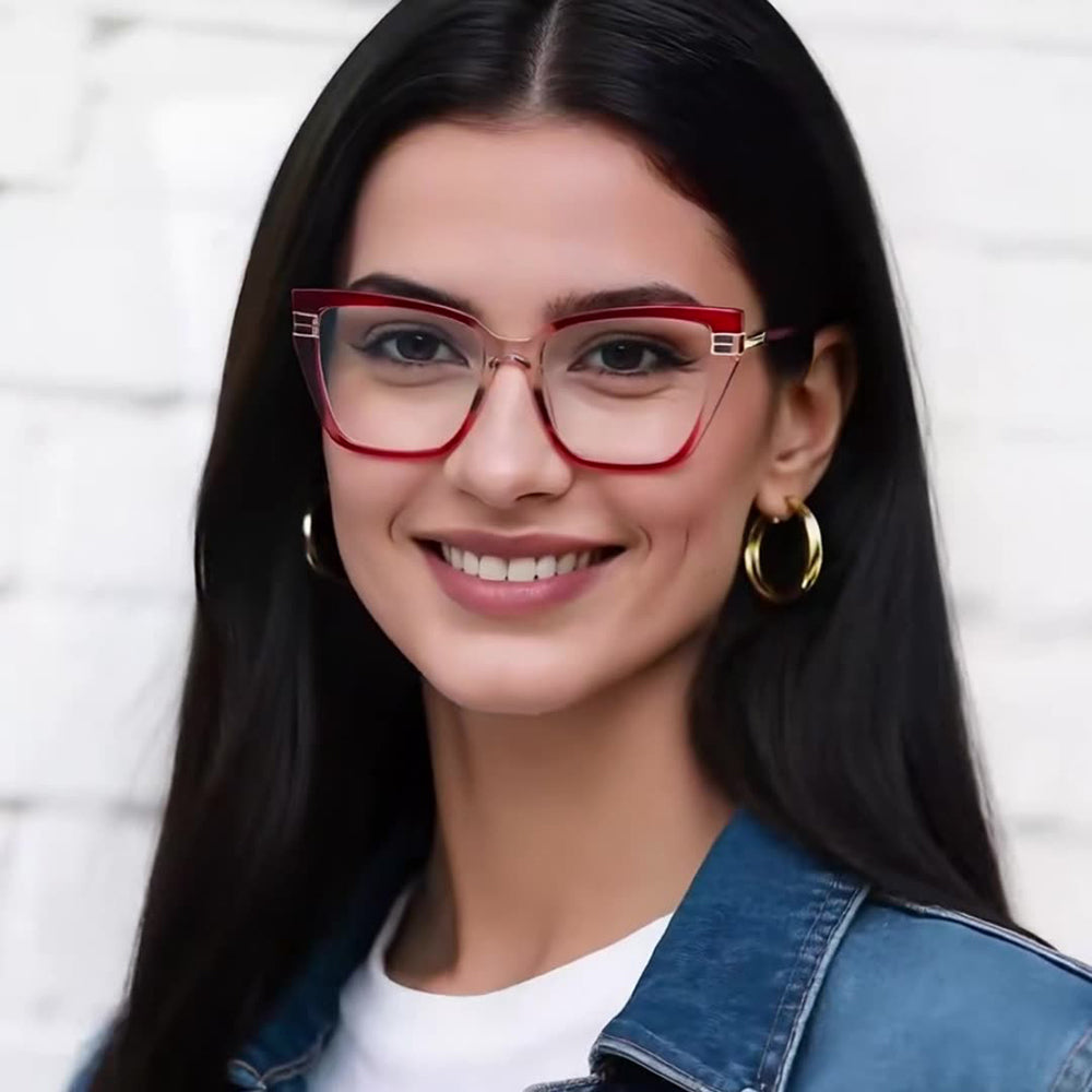 Ochelari De Calculator Dama Techsuit 2275, Anti-Blue Light, Negri Aurii