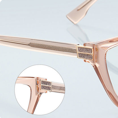 Ochelari De Calculator Dama Techsuit 2279, Anti-Blue Light, Maro Deschis