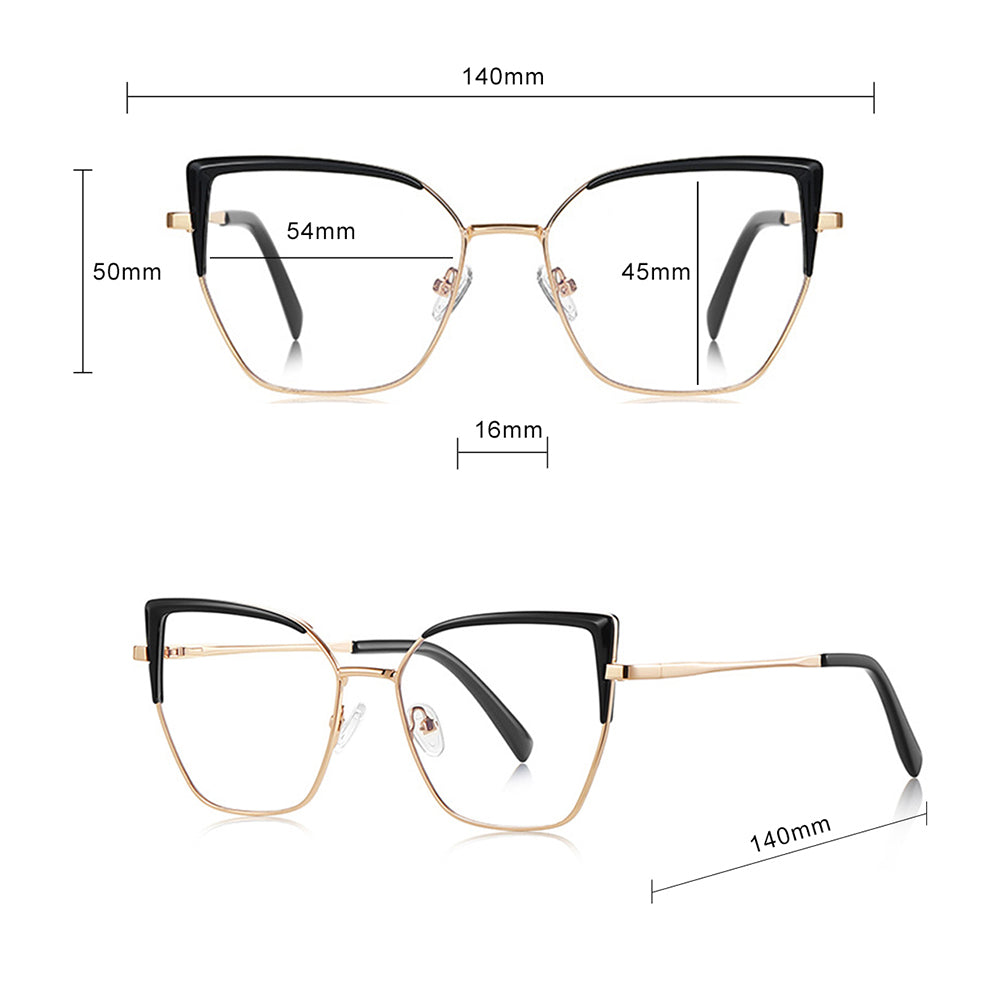 Ochelari De Calculator Dama Techsuit 3156, Anti-Blue Light, Aurii Roz