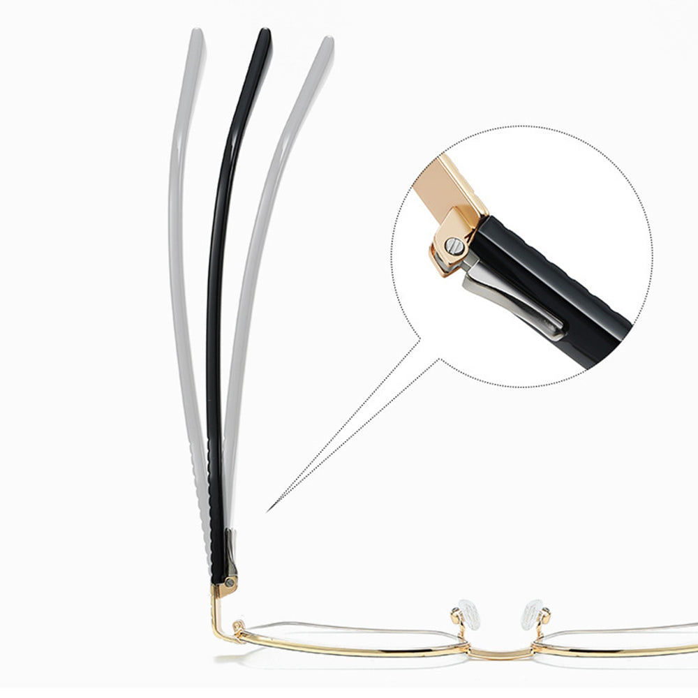 Ochelari De Calculator Dama Techsuit 3161, Anti-Blue Light, Negri Aurii