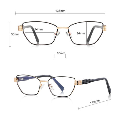 Ochelari De Calculator Dama Techsuit 3162, Anti-Blue Light, Aurii