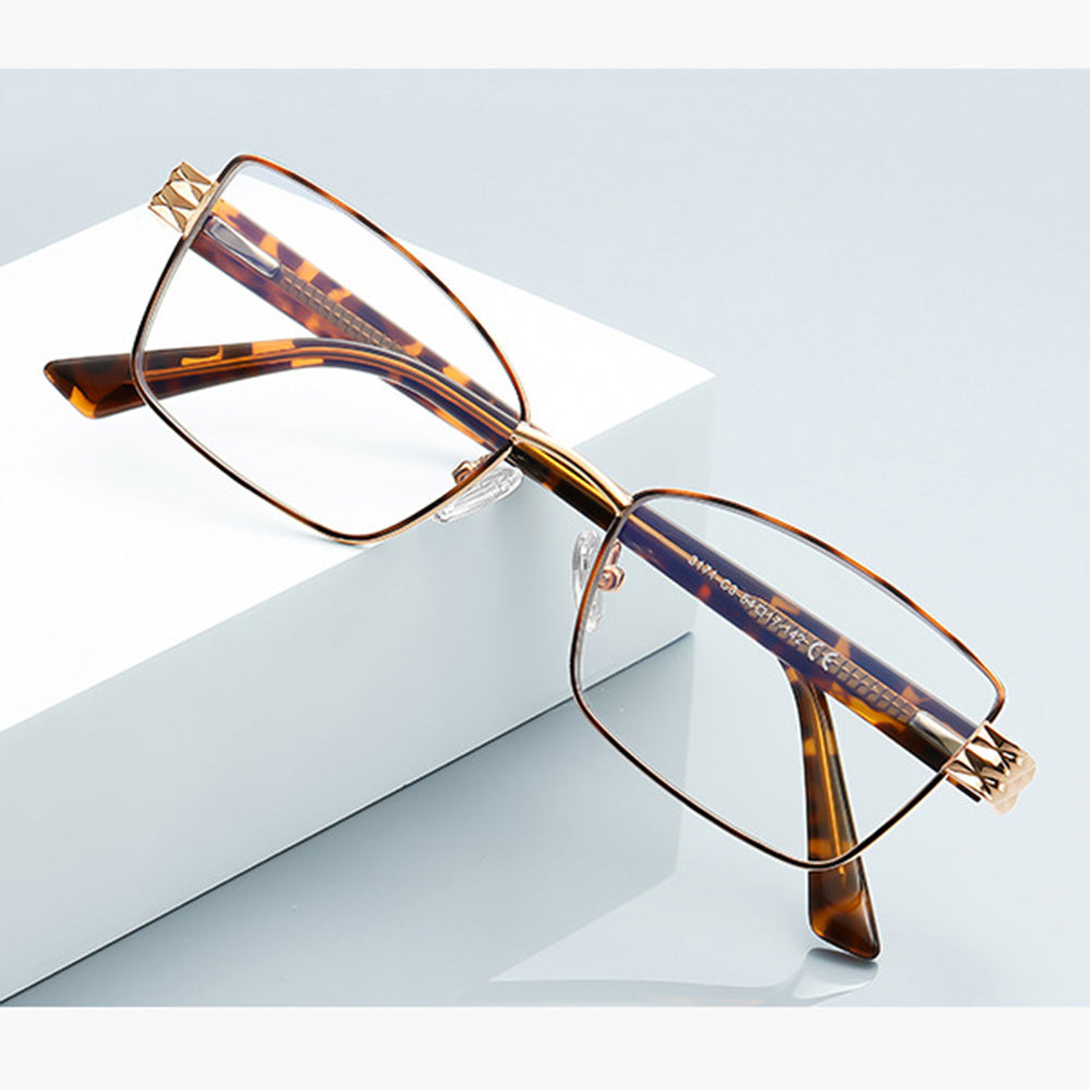 Ochelari De Calculator Dama Techsuit 3171, Anti-Blue Light, Negri Aurii