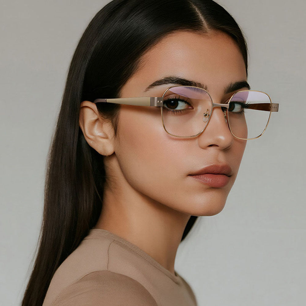 Ochelari De Calculator Dama Techsuit 3172, Anti-Blue Light, Aurii
