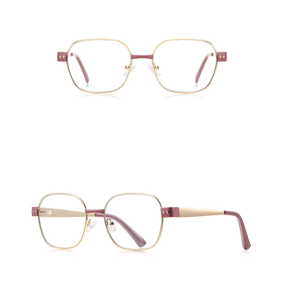 Ochelari De Calculator Dama Techsuit 3172, Anti-Blue Light, Roz Aurii