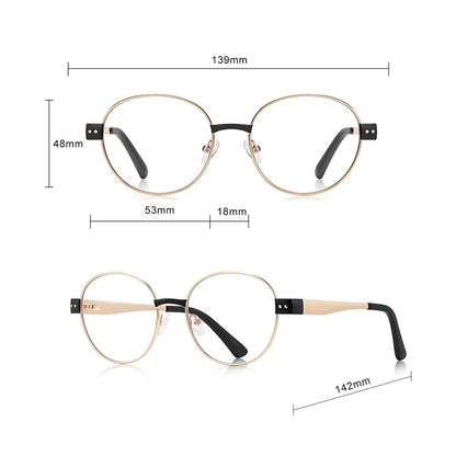Ochelari De Calculator Dama Techsuit 3175, Anti-Blue Light, Aurii Print
