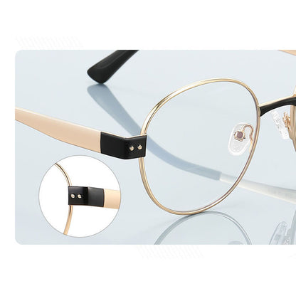 Ochelari De Calculator Dama Techsuit 3175, Anti-Blue Light, Aurii Print