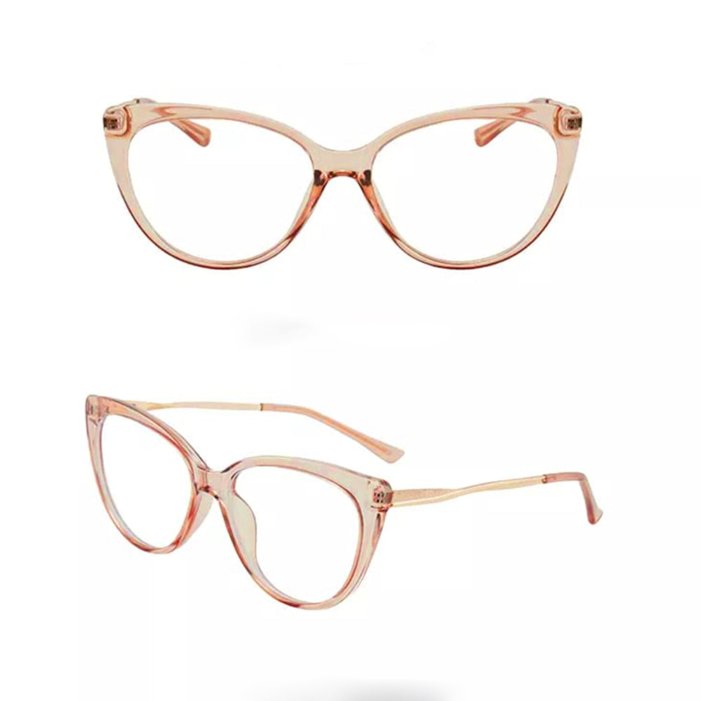 Ochelari De Calculator Dama Techsuit F5018-C6, Anti-Blue Light, Maro