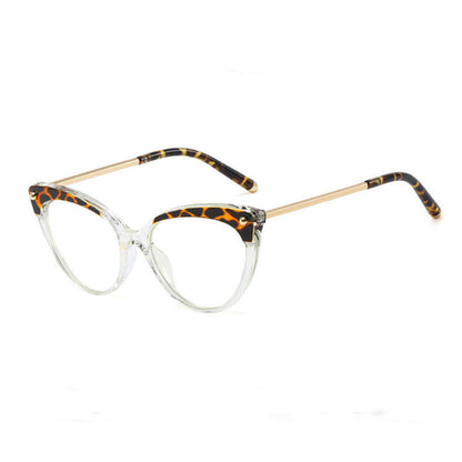 Ochelari De Calculator Dama Techsuit F93308, Anti-Blue Light, Negri Aurii Transparenti