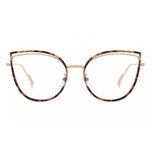 Ochelari De Calculator Dama Techsuit F95597-C13, Anti-Blue Light, Crem Maro