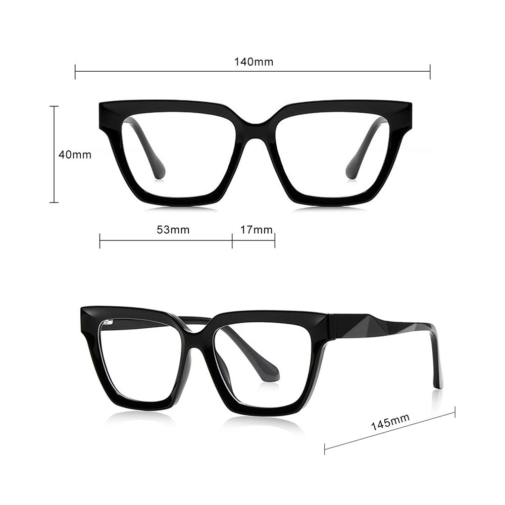 Ochelari De Calculator Dama Techsuit LS083, Anti-Blue Light, Negri