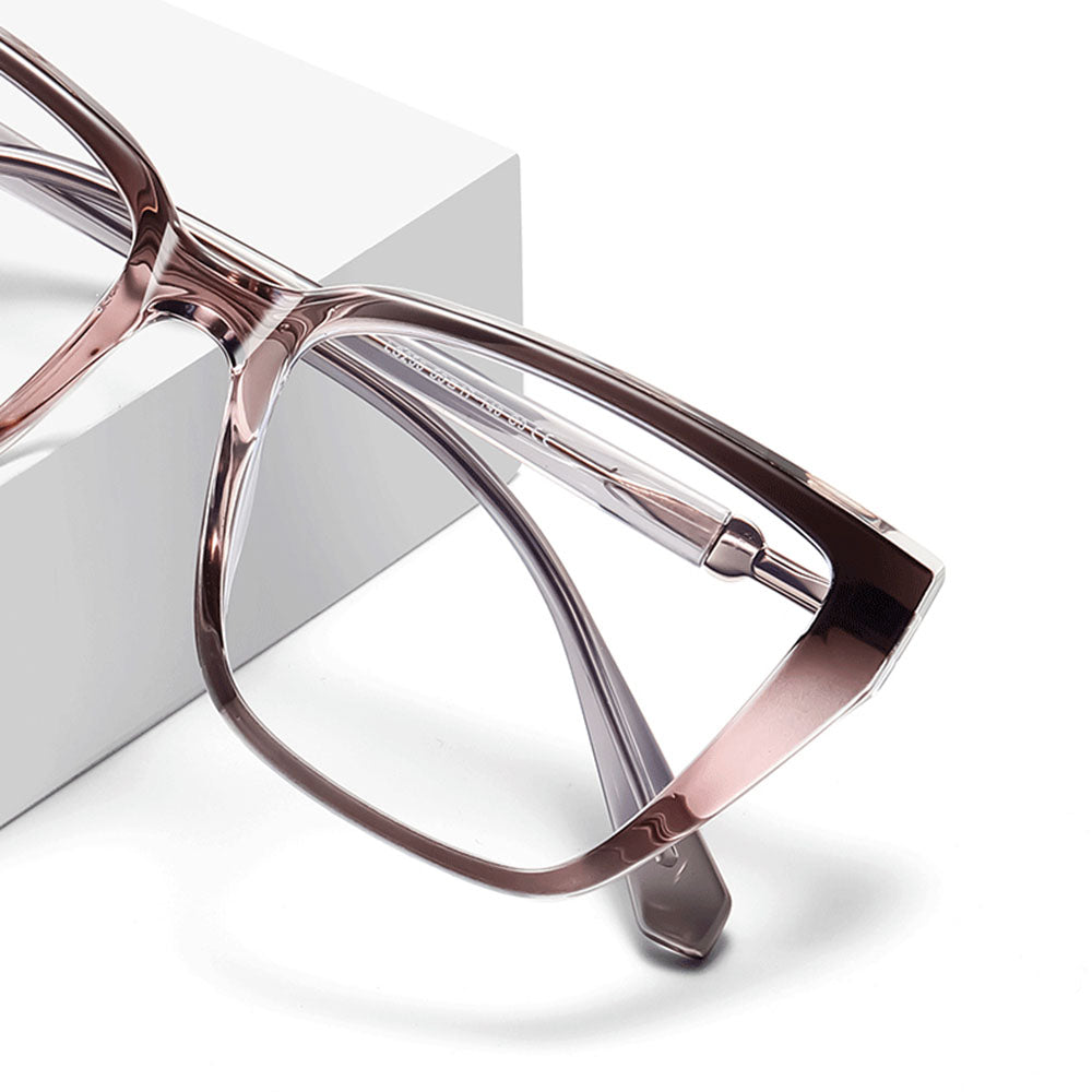 Ochelari De Calculator Dama Techsuit LS250, Anti-Blue Light, Roz Gradient