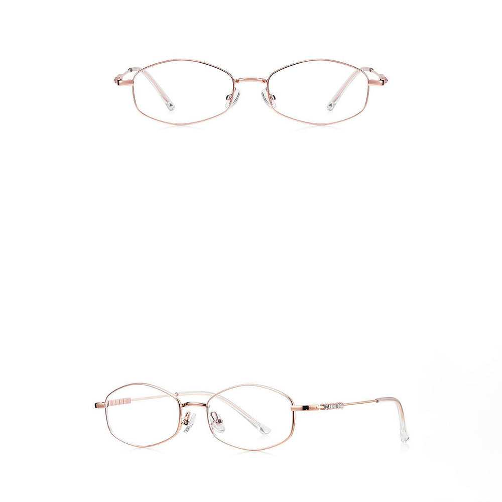 Ochelari De Calculator Dama Techsuit LS501, Anti-Blue Light, Roz Aurii
