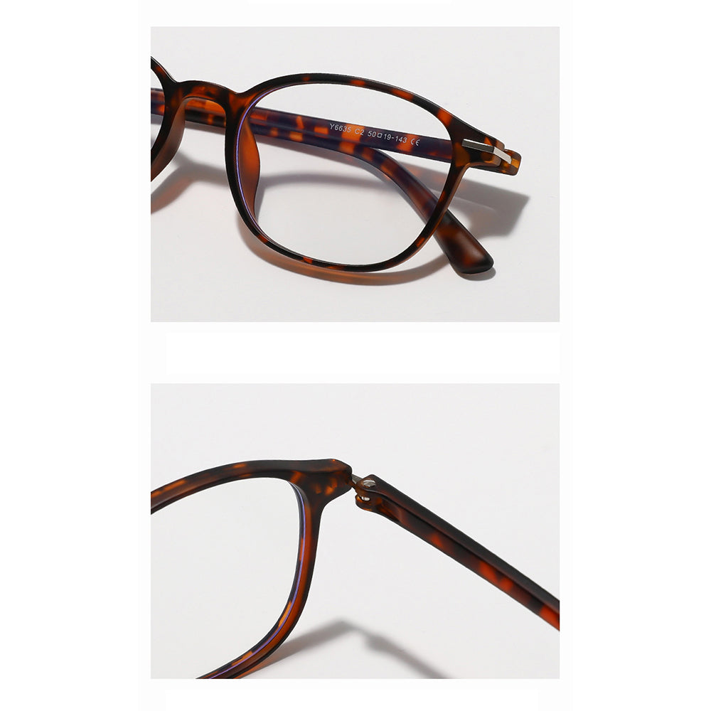 Ochelari De Calculator Unisex Techsuit 6635, Anti-Blue Light, Maro Deschis