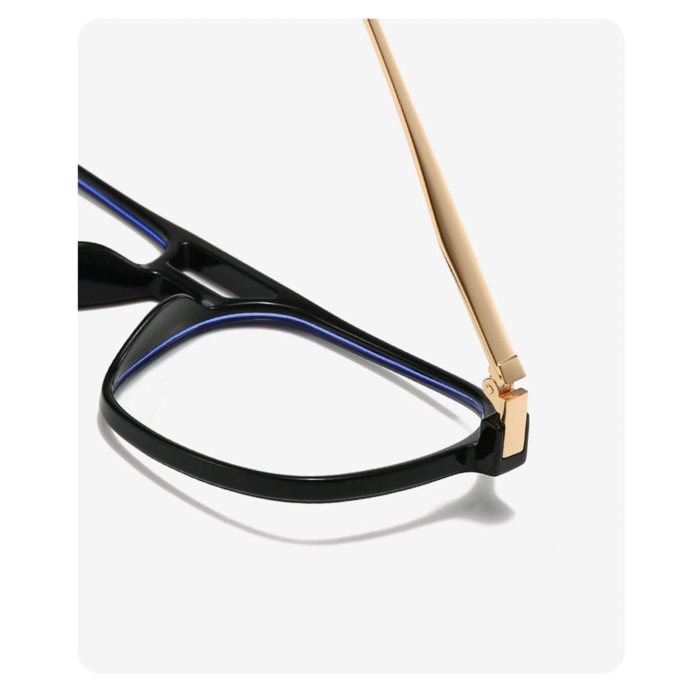 Ochelari De Calculator Unisex Techsuit 83092, Anti-Blue Light, Negri Aurii