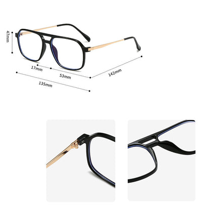 Ochelari De Calculator Unisex Techsuit 83092, Anti-Blue Light, Negri Aurii