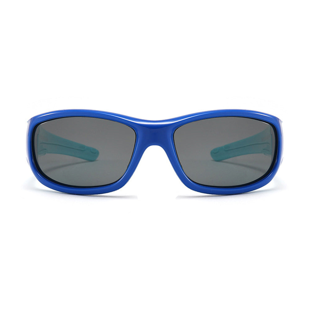 Ochelari De Soare Sport Copii Techsuit 800-C28, Polarizati, Albastri Bleu