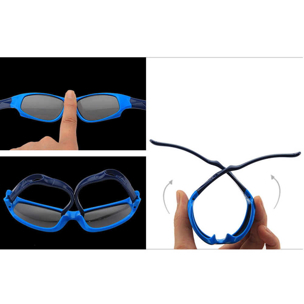 Ochelari De Soare Sport Copii Techsuit 816-C13, Polarizati, Negri