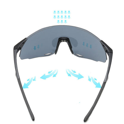Ochelari De Ciclism Unisex Techsuit 8853, Negri Gri