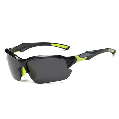 Ochelari De Ciclism Unisex Techsuit 9301, Protectie UV, Negri Verzi