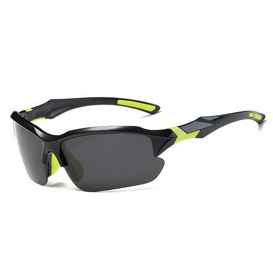 Ochelari De Ciclism Unisex Techsuit 9301, Protectie UV, Negri Verzi