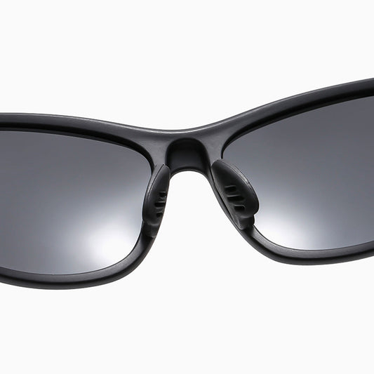 Ochelari De Ciclism Unisex Techsuit 9309, Polarizati, Negri Gri