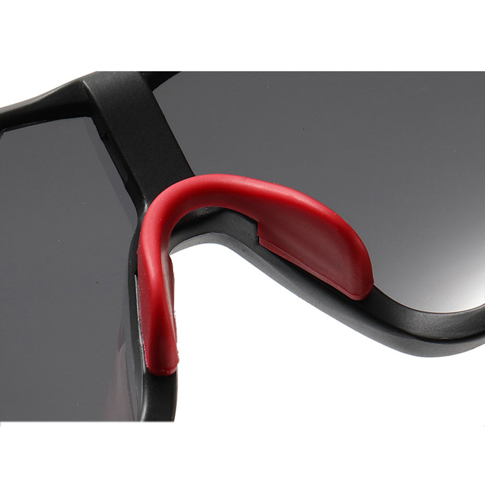 Ochelari De Ciclism Unisex Techsuit 9330, Negri Rosii