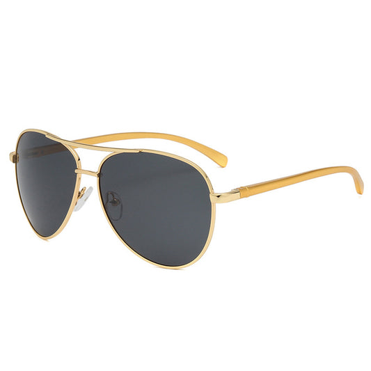 Ochelari De Soare Barbati Techsuit 2150, Polarizati, Protectie UV, Aurii Gri