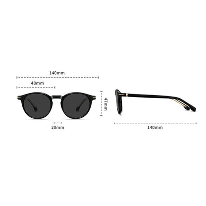 Ochelari De Soare Barbati Techsuit 31235, Polarizati, Negri