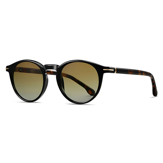 Ochelari De Soare Barbati Techsuit 31235, Polarizati, Negri Galbeni