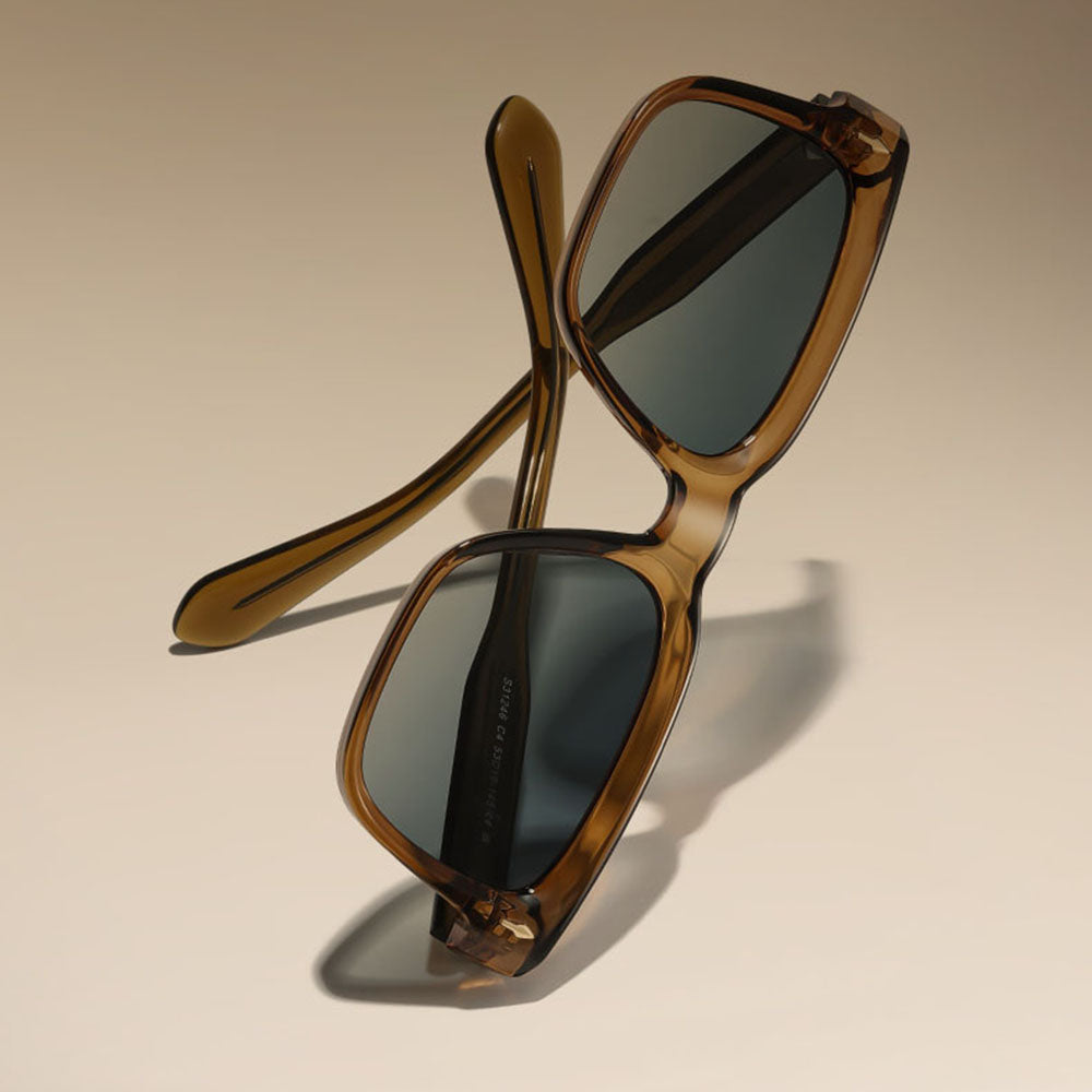 Ochelari De Soare Barbati Techsuit 31246, Polarizati, Protectie UV, Maro Bleu
