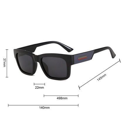 Ochelari De Soare Barbati Techsuit 8491, Polarizati, Protectie UV, Negri Mat Gri