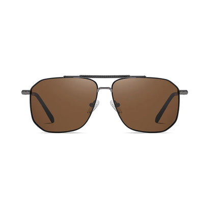 Ochelari De Soare Barbati Techsuit 8538, Polarizati, Protectie UV, Gri Maro