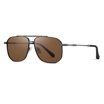 Ochelari De Soare Barbati Techsuit 8538, Polarizati, Protectie UV, Gri Maro